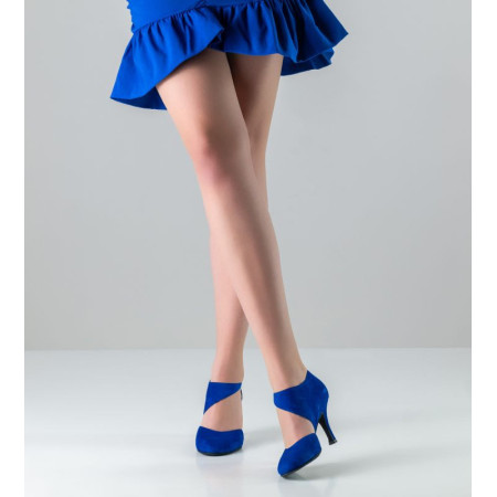 Reyna Nueva Epoca - Zapato de baile de cabra azul