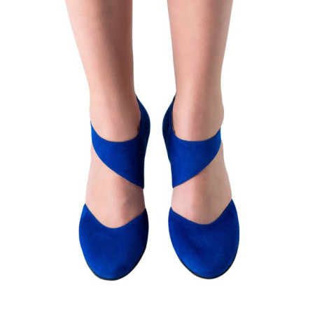 Reyna Nueva Epoca - Zapato de baile de cabra azul