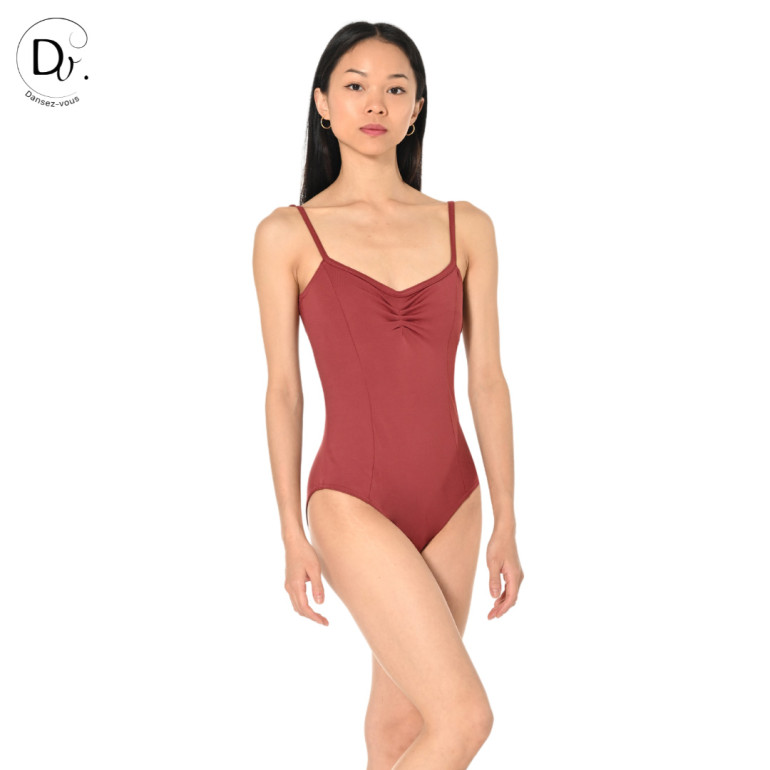 Justaucorps découpe princesse à bretelles réglables -Lisa - Dansez-Vous