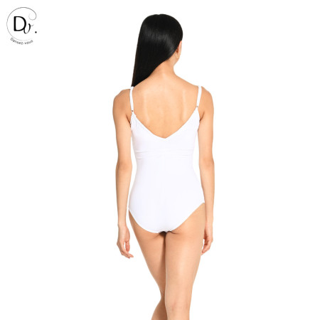 Justaucorps découpe princesse à bretelles réglables -Lisa - Dansez-Vous