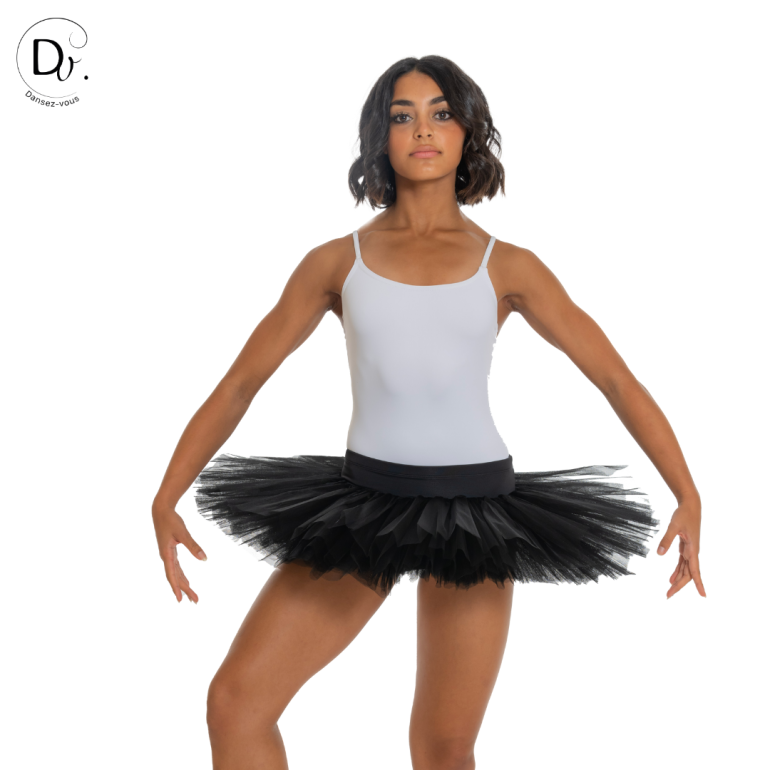 Bas de tutu plateau à enfiler avec culotte intégrée et ceinture plate - Vae -  Dansez-vous?
