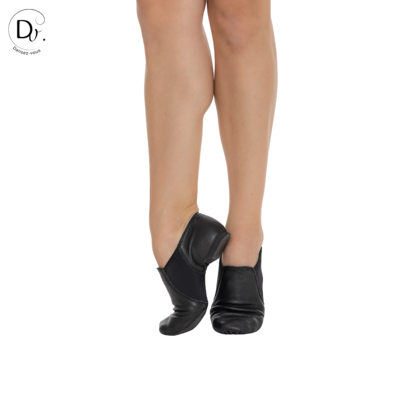 Chaussures de jazz en cuir bi-semelle - Lea -  Dansez-Vous