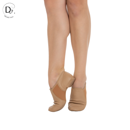 Chaussures de jazz en cuir bi-semelle - Lea -  Dansez-Vous