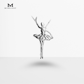 MK-035 - Pendentif ballerine Jewel Relevé - Mikelart