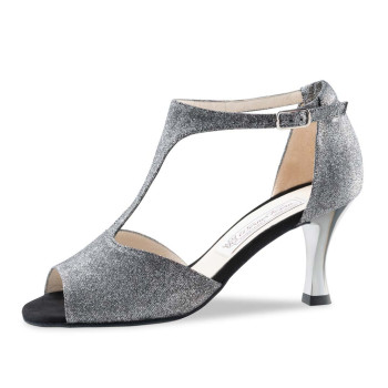 Talons ouverts argentés pour femmes - Jamie - Werner Kern