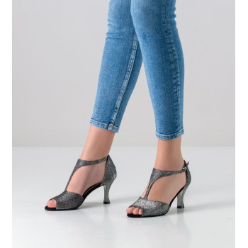 Talons ouverts argentés pour femmes - Jamie - Werner Kern