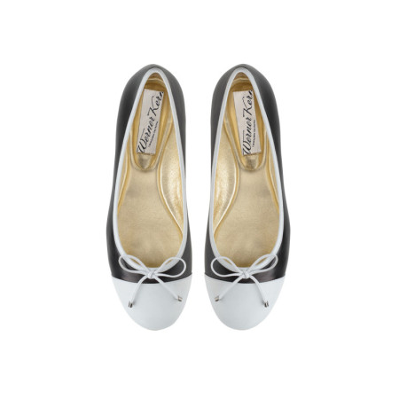 Ballerines classiques en noir et blanc - Mimi - Werner Kern