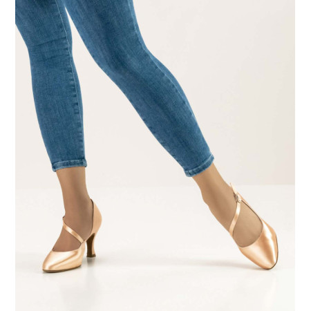 Talons de danse classiques en satin chair - Rita - Werner Kern