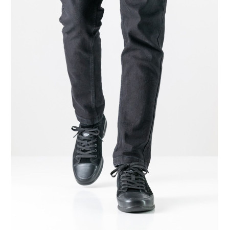 Black canvas dance sneakers - Werner Kern